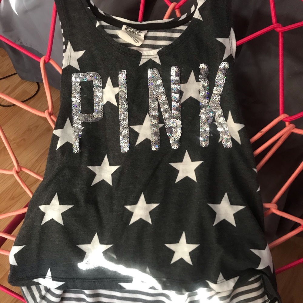 Victoria’s Secret PINK Navy Blue Tank Top XS